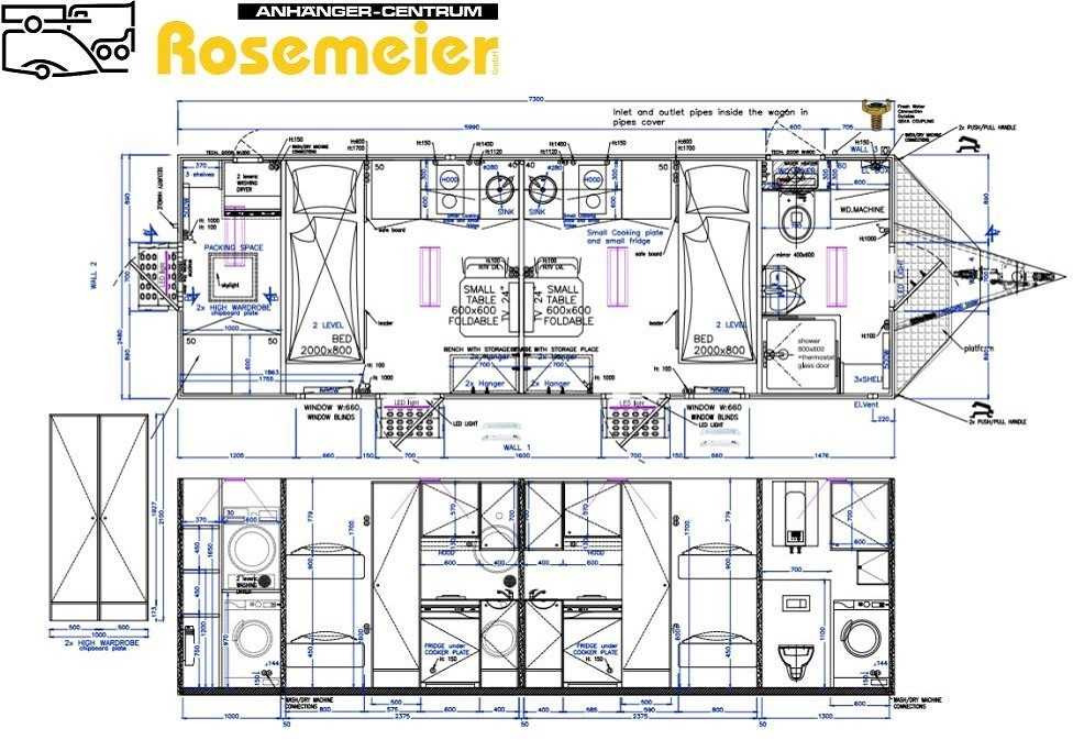 ROSEMEIER EW TA-NO Mannschaftswagen 738 Mannschaftswagen - Casa contenedor, Remolque: foto 2 ROSEMEIER EW TA-NO Mannschaftswagen 738 Mannschaftswagen - Casa contenedor, Remolque: foto 2