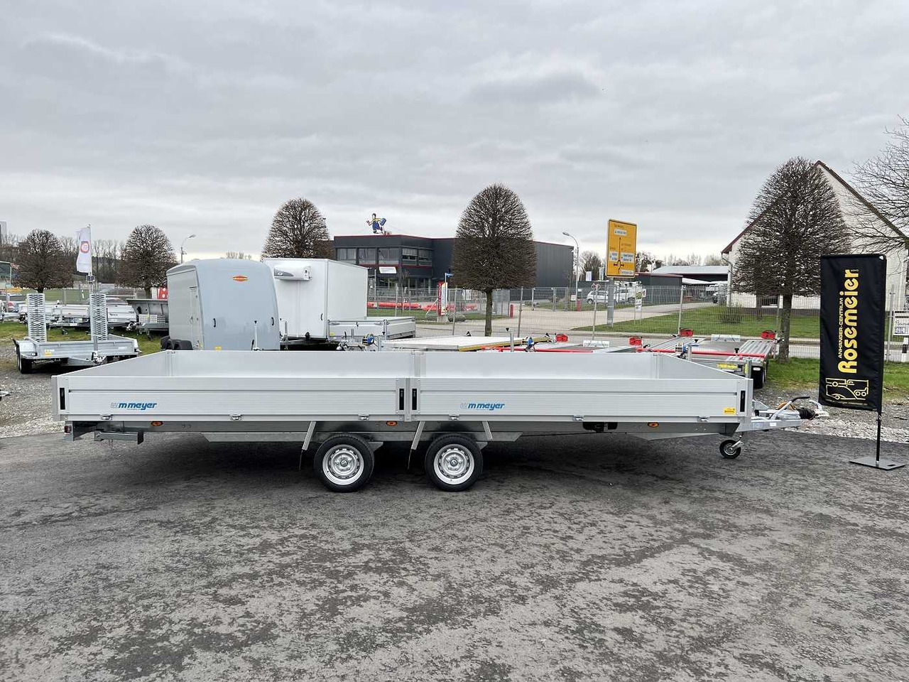 WM MEYER HLC 3560/244 Ti Hochlader - Remolque plataforma/ Caja abierta: foto 1 WM MEYER HLC 3560/244 Ti Hochlader - Remolque plataforma/ Caja abierta: foto 1