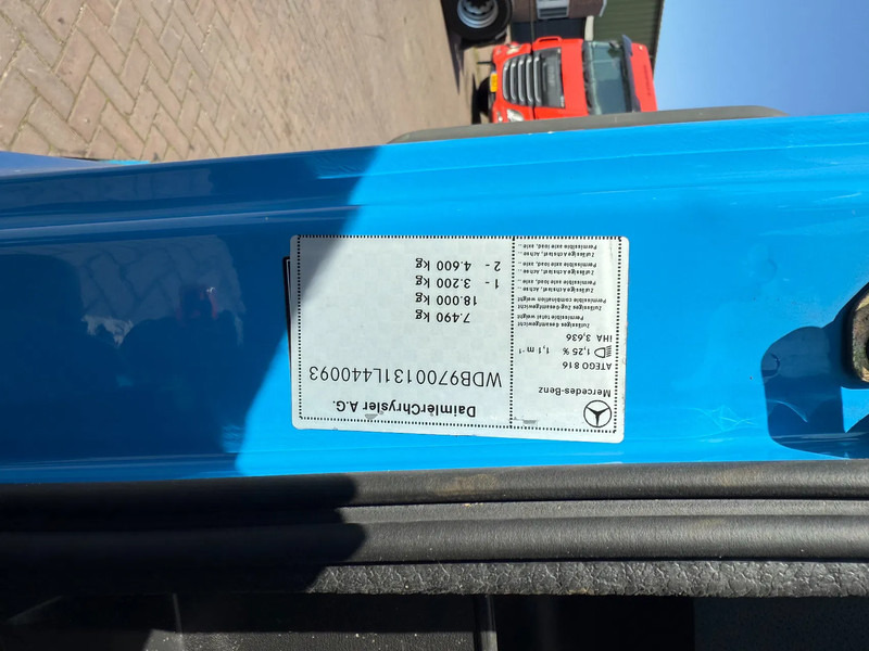 Camión Mercedes-Benz Atego 816 Atego 816 Glasresteel / transport of glas /euro5 / Holland Truck: foto 11