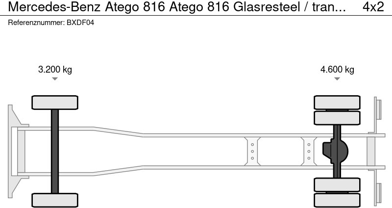Camión Mercedes-Benz Atego 816 Atego 816 Glasresteel / transport of glas /euro5 / Holland Truck: foto 17