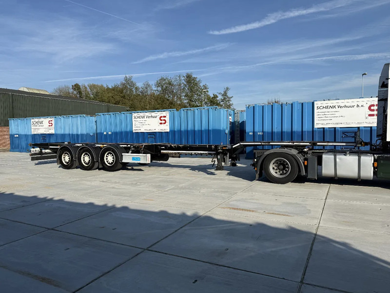 D-Tec Flexitrailer 3x Extandable / For all sizes container/tyres all 80%/Holland Trailer - Semirremolque portacontenedore/ Intercambiable: foto 1 D-Tec Flexitrailer 3x Extandable / For all sizes container/tyres all 80%/Holland Trailer - Semirremolque portacontenedore/ Intercambiable: foto 1
