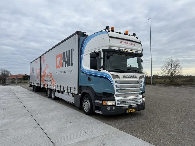 Scania R450 R450 6X2 Topline / mit 2007 Anhanger / SCR-only / Retarder / APK-TUV 4-2026 - Camión lona: foto 1 Scania R450 R450 6X2 Topline / mit 2007 Anhanger / SCR-only / Retarder / APK-TUV 4-2026 - Camión lona: foto 1