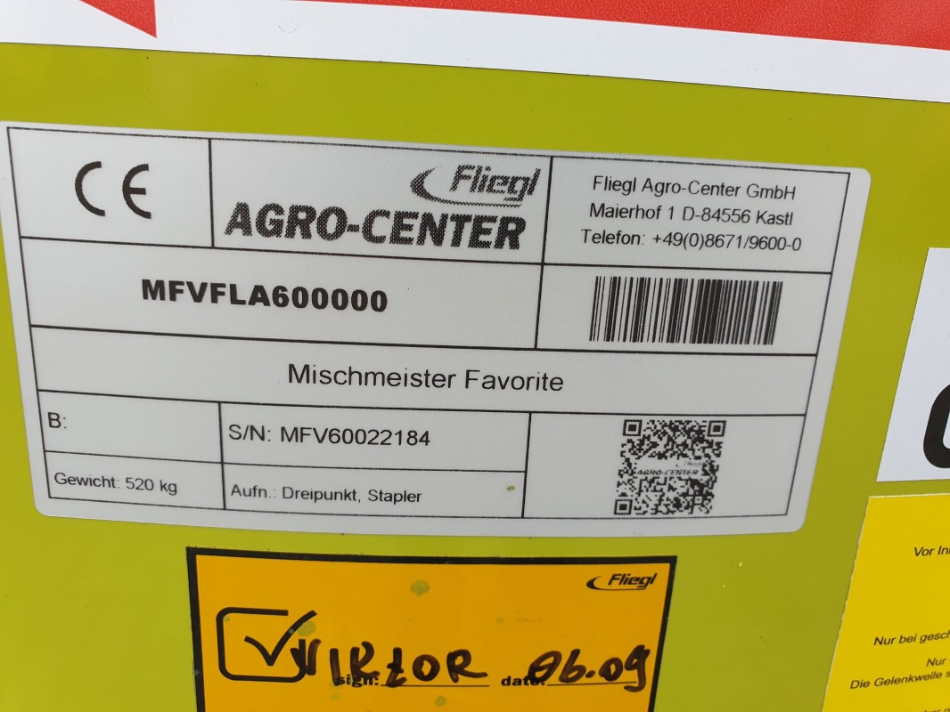 Fliegl MISCHMEISTER FAVORITE - Maquinaria de construcción: foto 5 Fliegl MISCHMEISTER FAVORITE - Maquinaria de construcción: foto 5