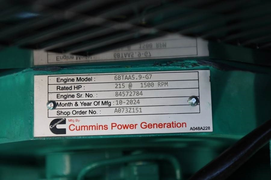 Generador industriale Cummins C170D5Q Declaration of Conformity, Diesel, 170kVA,: foto 12