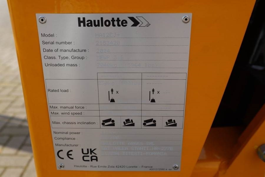 Plataforma articulada Haulotte HA12CJ+ Valid inspection, *Guarantee! Electric, 12: foto 13