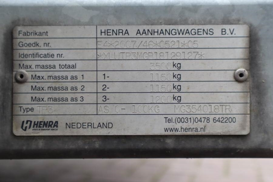 Remolque de coche Henra Multi 3500kg Henra Multi 3500 kg loading capacity: foto 14