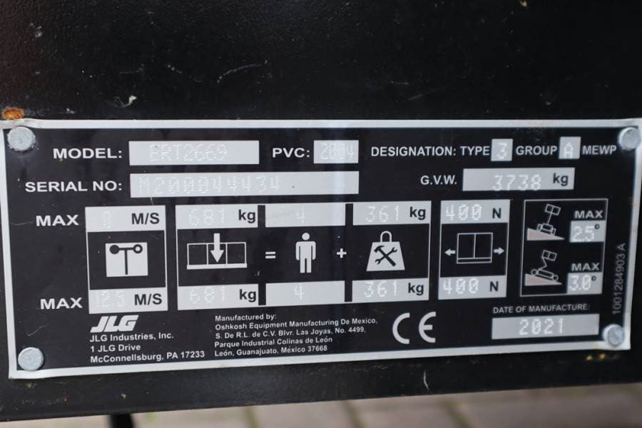 JLG ERT2669 Unused, Electric, 10m Working Height, 680k - Plataforma de tijeras: foto 4 JLG ERT2669 Unused, Electric, 10m Working Height, 680k - Plataforma de tijeras: foto 4