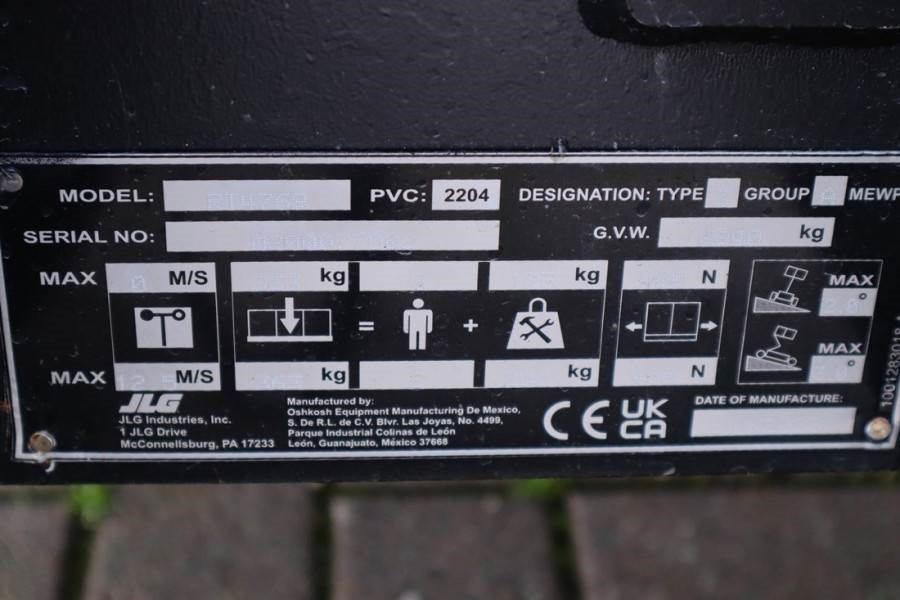 Plataforma de tijeras JLG RT4769 Unused, Diesel, 16.3m Working Height, 363kg: foto 6 Plataforma de tijeras JLG RT4769 Unused, Diesel, 16.3m Working Height, 363kg: foto 6