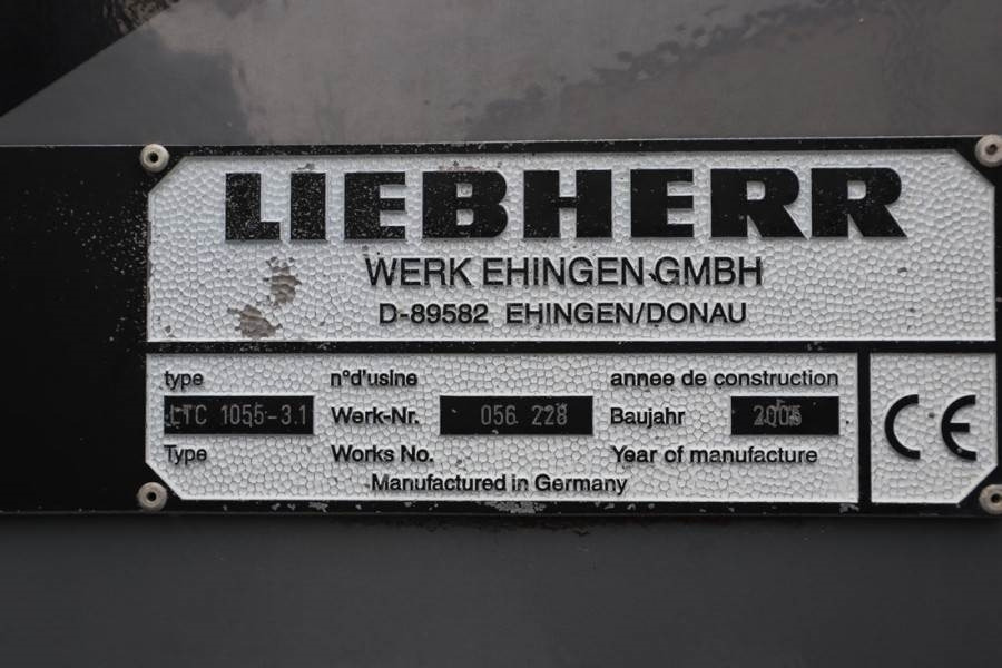 Grúa todo terreno Liebherr LTC1055-3.1 Diesel, 6x6x6 Drive, 55t Capacity, 36m: foto 6