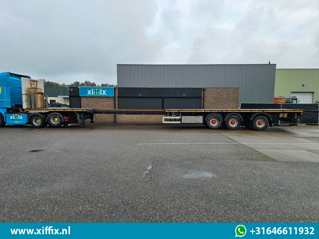 Semirremolque plataforma/ Caja abierta Doll 3-ass. Vlakke uitschuifbare oplegger / Naloop gestuurd: foto 11