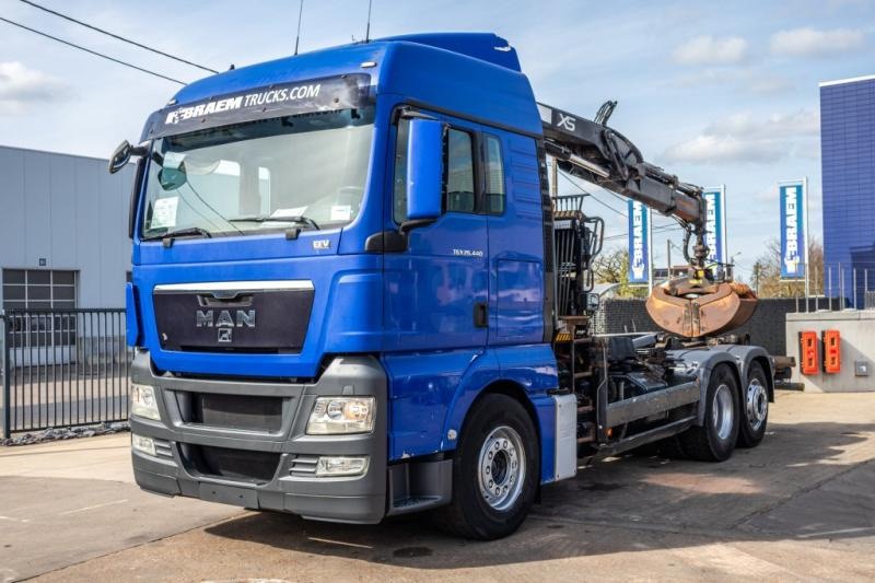MAN TGX 25.440 LL - HIAB 122 PRO - Camión multibasculante, Camión grúa: foto 1 MAN TGX 25.440 LL - HIAB 122 PRO - Camión multibasculante, Camión grúa: foto 1