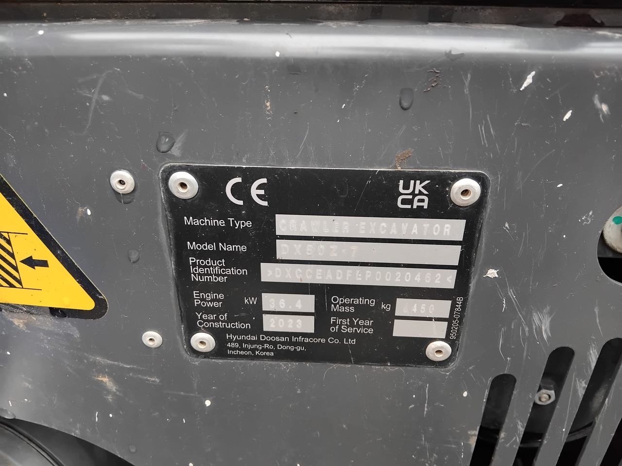 Miniexcavadora DEVELON DX50Z-7: foto 9 Miniexcavadora DEVELON DX50Z-7: foto 9