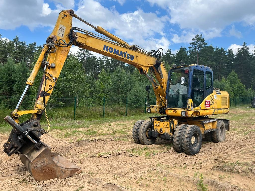 Komatsu PW 160 ES-7K - Excavadora de ruedas: foto 1 Komatsu PW 160 ES-7K - Excavadora de ruedas: foto 1