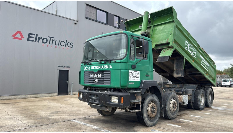 MAN 35.343 (LAMES / STEEL SUSP. / 8X4 / GRAND PONT / BIG AXLE) - Camión volquete: foto 1 MAN 35.343 (LAMES / STEEL SUSP. / 8X4 / GRAND PONT / BIG AXLE) - Camión volquete: foto 1