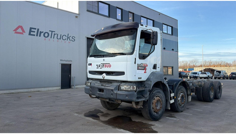 Renault KERAX 370 DCI (BOITE MANUELLE / LAMES / GRAND PONT / STEEL SUSP. / BIG AXLE) - Camión chasis: foto 1 Renault KERAX 370 DCI (BOITE MANUELLE / LAMES / GRAND PONT / STEEL SUSP. / BIG AXLE) - Camión chasis: foto 1