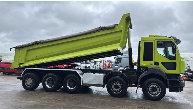 Renault KERAX 420 (10X4 / 43 TONNES !! / LAMES / GRAND PONT / STEEL SUSP. / MANUAL GEARBOX / BOITE MANUELLE) - Camión volquete: foto 3 Renault KERAX 420 (10X4 / 43 TONNES !! / LAMES / GRAND PONT / STEEL SUSP. / MANUAL GEARBOX / BOITE MANUELLE) - Camión volquete: foto 3