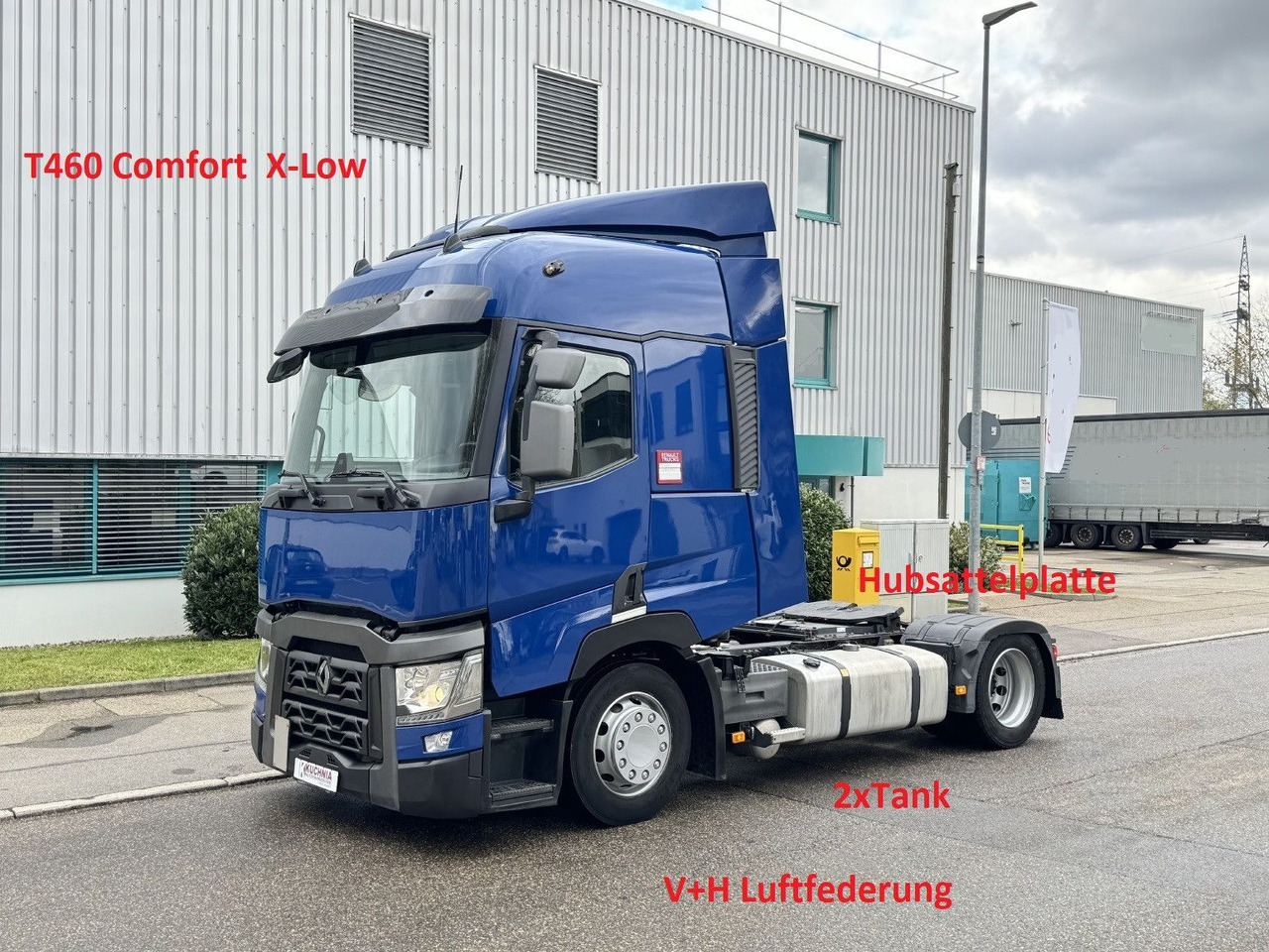 Renault T460 S-Cab X-Low 2-Tanks Hubsattel Standklima - Cabeza tractora: foto 1 Renault T460 S-Cab X-Low 2-Tanks Hubsattel Standklima - Cabeza tractora: foto 1