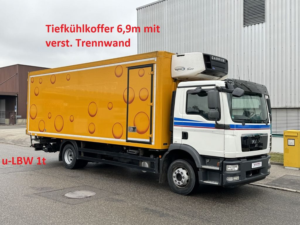 MAN TGM 12.250 Tiefkühlkoffer 6,9m SUPRA 850 LBW E5 - Camión frigorífico: foto 1 MAN TGM 12.250 Tiefkühlkoffer 6,9m SUPRA 850 LBW E5 - Camión frigorífico: foto 1