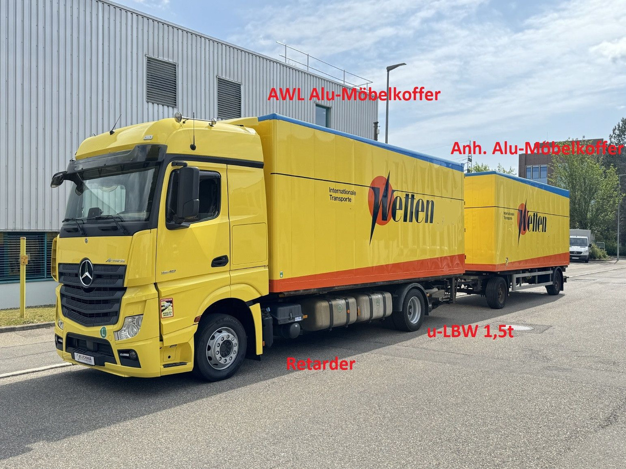 Mercedes-Benz Actros 1848 LL Gr.Haus AWL-Möbelkoffer uLBW - Camión caja cerrada: foto 1 Mercedes-Benz Actros 1848 LL Gr.Haus AWL-Möbelkoffer uLBW - Camión caja cerrada: foto 1