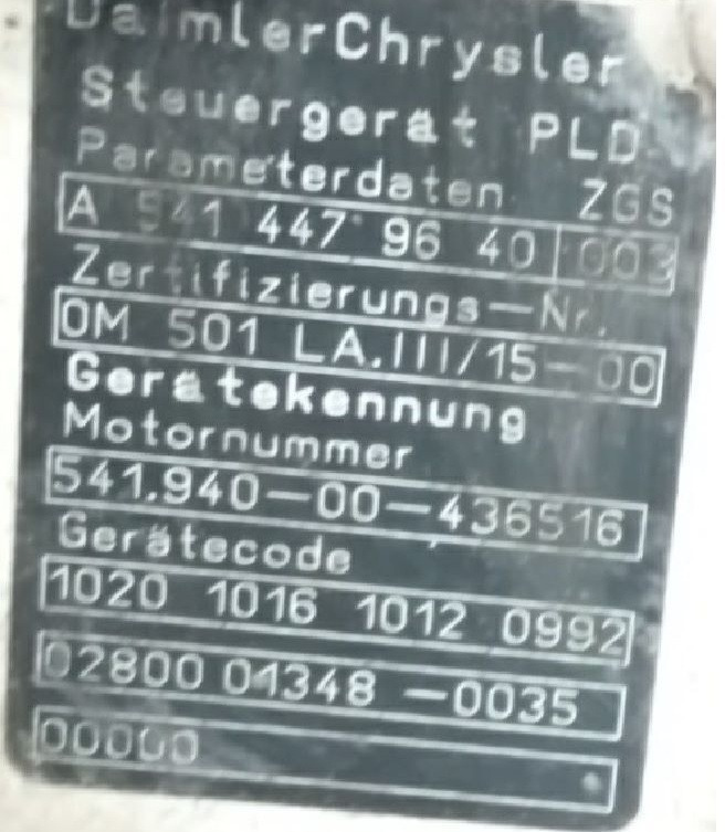 Mercedes-Benz OM 501 LA.III/15-00 Mercedes-Benz ACTROS - Motor para Camión: foto 2 Mercedes-Benz OM 501 LA.III/15-00 Mercedes-Benz ACTROS - Motor para Camión: foto 2