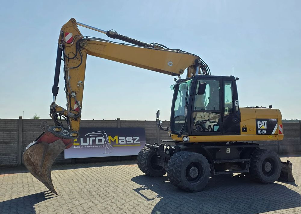 Caterpillar M316D, 2014 ROK, SZEROKIE MOSTY 275 CM, BEZ DPF i ADBLUE - Excavadora de ruedas: foto 1 Caterpillar M316D, 2014 ROK, SZEROKIE MOSTY 275 CM, BEZ DPF i ADBLUE - Excavadora de ruedas: foto 1