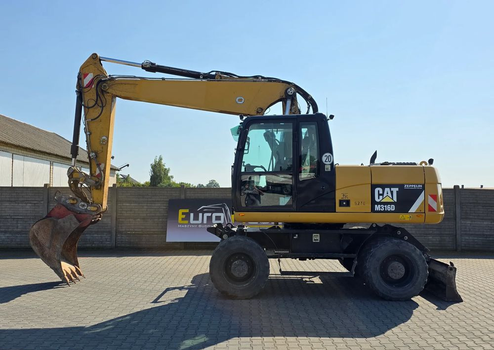 Caterpillar M316D, 2014 ROK, SZEROKIE MOSTY 275 CM, BEZ DPF i ADBLUE - Excavadora de ruedas: foto 2 Caterpillar M316D, 2014 ROK, SZEROKIE MOSTY 275 CM, BEZ DPF i ADBLUE - Excavadora de ruedas: foto 2