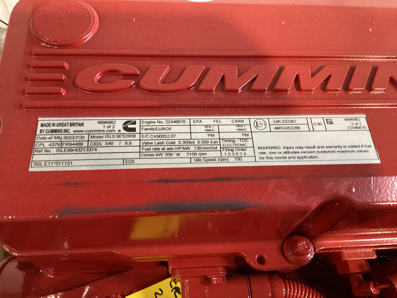 Cummins ISL 8.9 (2) - Motor: foto 2 Cummins ISL 8.9 (2) - Motor: foto 2