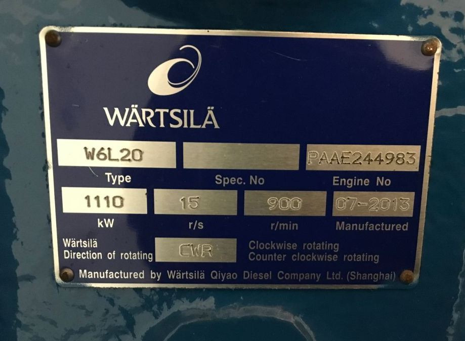 Wartsila W6L20, 1765 KVABrand new - Generador industriale: foto 5 Wartsila W6L20, 1765 KVABrand new - Generador industriale: foto 5