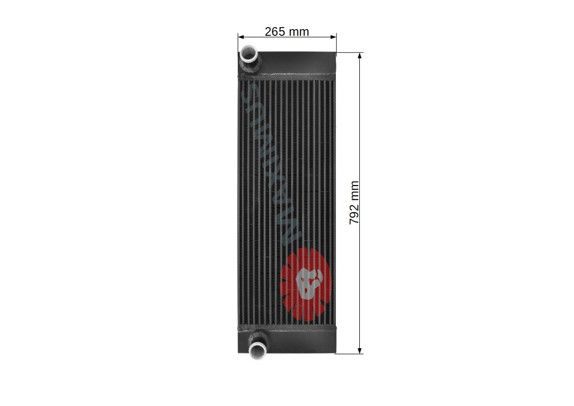 MANITOU MLT634-120 735-120 741-120 - Radiador para Manipulador telescópico: foto 2 MANITOU MLT634-120 735-120 741-120 - Radiador para Manipulador telescópico: foto 2