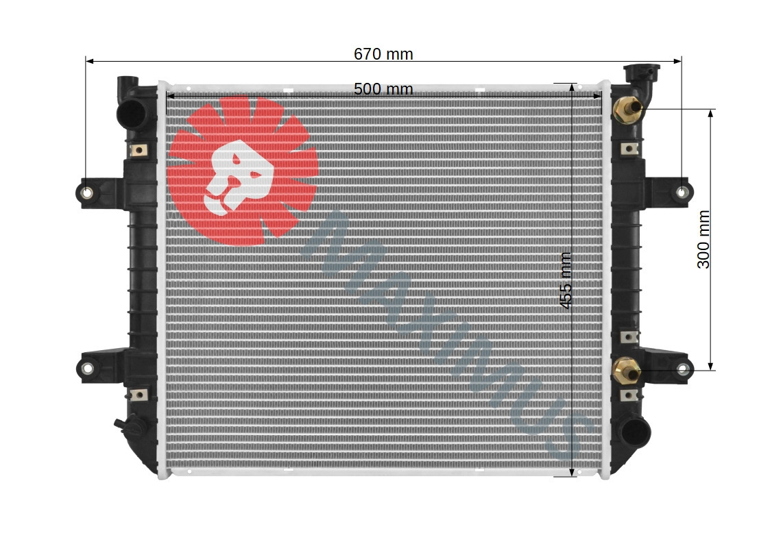NISSAN FORKLIFT - Radiador para Carretilla elevadora: foto 2 NISSAN FORKLIFT - Radiador para Carretilla elevadora: foto 2