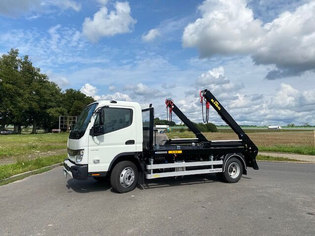 Mitsubishi Fuso 9C18 bramowiec BR6 - Camión portacontenedor de cadenas: foto 1 Mitsubishi Fuso 9C18 bramowiec BR6 - Camión portacontenedor de cadenas: foto 1