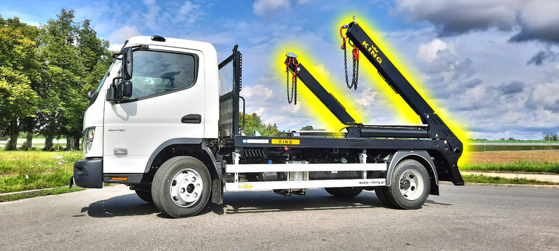 Mitsubishi Fuso 9C18 bramowiec BR6 - Camión portacontenedor de cadenas: foto 2 Mitsubishi Fuso 9C18 bramowiec BR6 - Camión portacontenedor de cadenas: foto 2