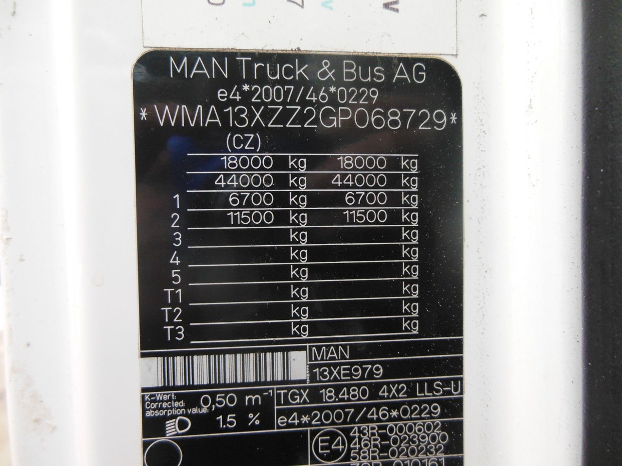 Cabeza tractora MAN TGX 18.480 LLS-U, LOWDECK + KRONE MEGA MAN TGX 18.480 LLS-U, LOWDECK: foto 20
