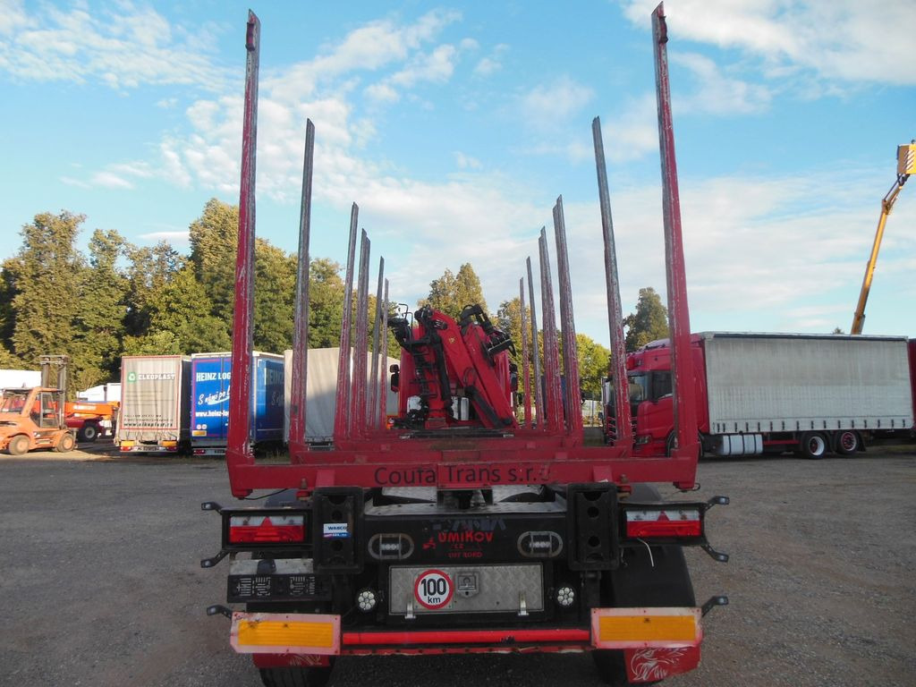 Camión forestal, Camión grúa Scania R450,6X4, KRAN, EPSILON 170 + UMIKOV TELESKOP: foto 13