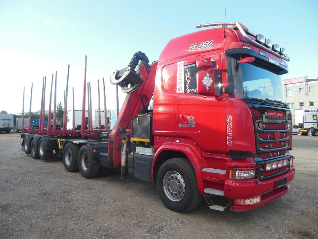 Scania R450,6X4, KRAN, EPSILON 170 + UMIKOV TELESKOP - Camión forestal, Camión grúa: foto 2 Scania R450,6X4, KRAN, EPSILON 170 + UMIKOV TELESKOP - Camión forestal, Camión grúa: foto 2