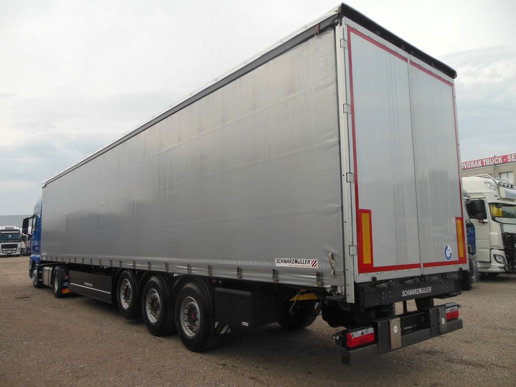 Schwarzmüller S1, BORDWÄNDE, PALETTEN BOX, LIFT ACHSE, TOP!!! - Semirremolque lona: foto 1 Schwarzmüller S1, BORDWÄNDE, PALETTEN BOX, LIFT ACHSE, TOP!!! - Semirremolque lona: foto 1