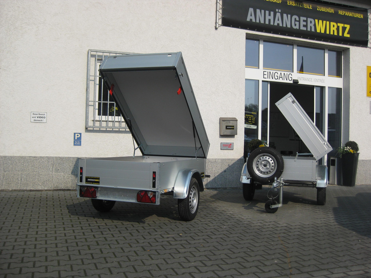 ALUBOXX Deckelanhänger GT 500 HT 181x101x48cm (XXS) 500kg - Remolque de coche: foto 3 ALUBOXX Deckelanhänger GT 500 HT 181x101x48cm (XXS) 500kg - Remolque de coche: foto 3