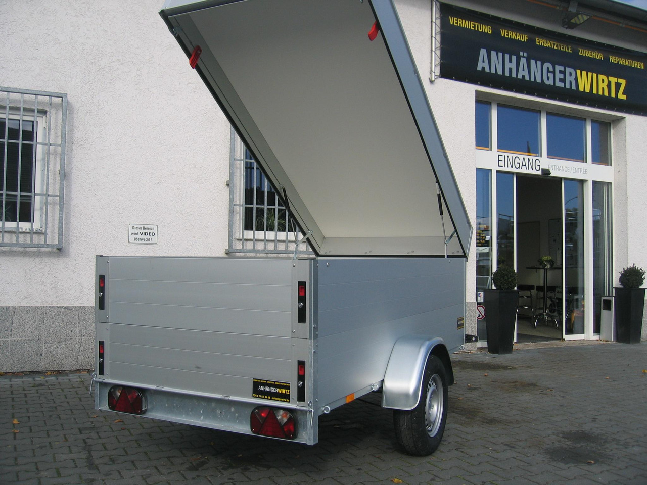 ALUBOXX Deckelanhänger GTB 1200 VT1 251x126x83cm (S) 1160kg Januar Aktion - Remolque de coche: foto 5 ALUBOXX Deckelanhänger GTB 1200 VT1 251x126x83cm (S) 1160kg Januar Aktion - Remolque de coche: foto 5