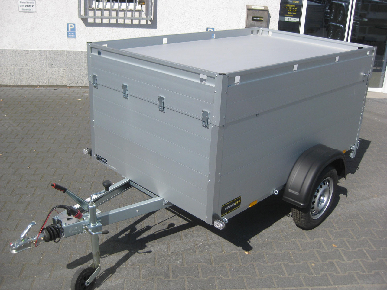 ALUBOXX Deckelanhänger GTB 750 VT1 211x126x83cm (XS) 750kg - Remolque de coche: foto 2 ALUBOXX Deckelanhänger GTB 750 VT1 211x126x83cm (XS) 750kg - Remolque de coche: foto 2