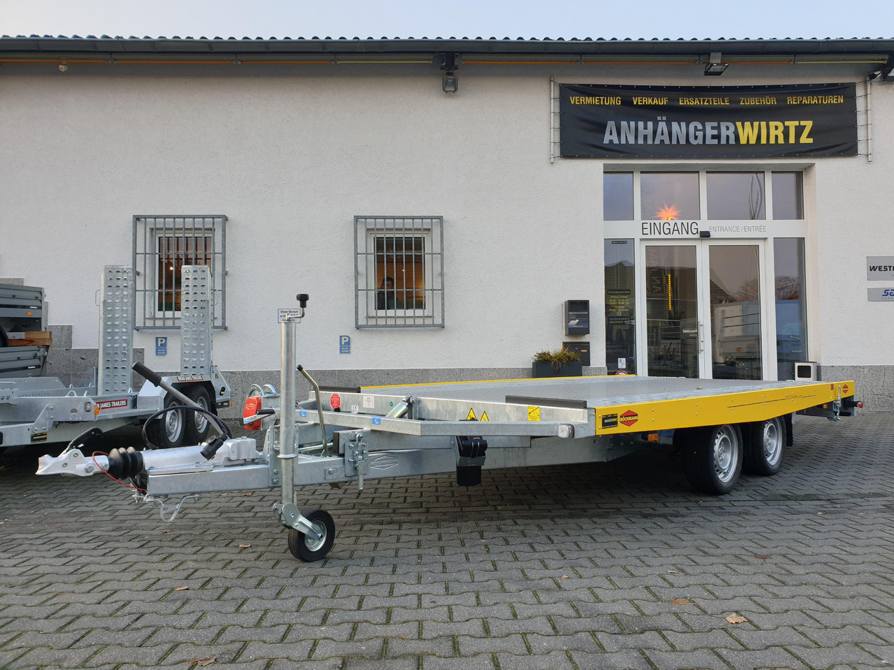 Böckmann AH 4320/35 430x208cm easyload ankipbar Aluboden 3500kg - Remolque portavehículos: foto 5 Böckmann AH 4320/35 430x208cm easyload ankipbar Aluboden 3500kg - Remolque portavehículos: foto 5