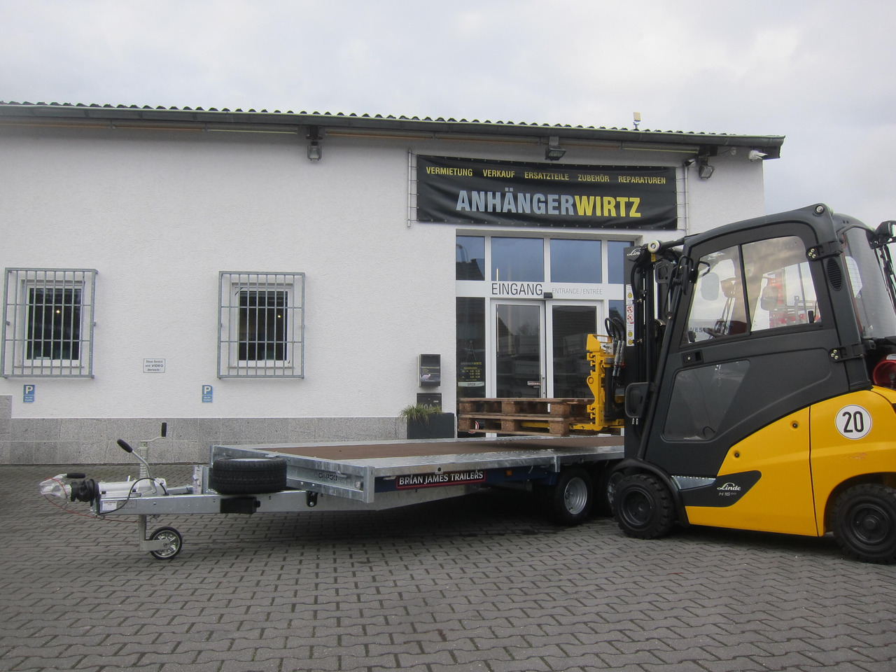 Brian James Trailer CarGO Connect 500x225cm Plateau Tridem 10" 3500kg 22 - Remolque plataforma/ Caja abierta: foto 2 Brian James Trailer CarGO Connect 500x225cm Plateau Tridem 10" 3500kg 22 - Remolque plataforma/ Caja abierta: foto 2