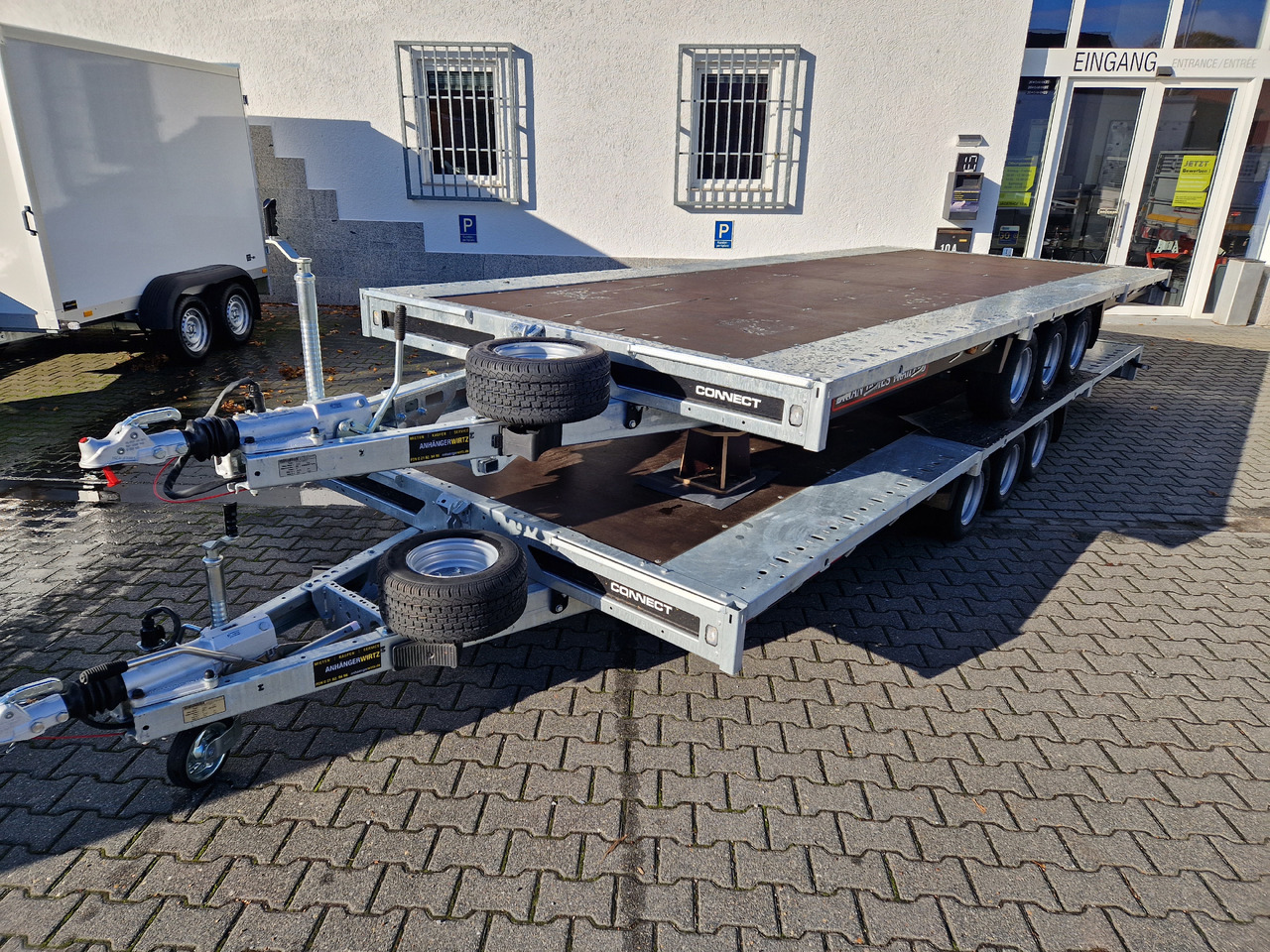 Brian James Trailer Connect 550x229cm blackline Plattform Tridem 10" 3500kg (XXL) - Remolque plataforma/ Caja abierta: foto 3 Brian James Trailer Connect 550x229cm blackline Plattform Tridem 10" 3500kg (XXL) - Remolque plataforma/ Caja abierta: foto 3