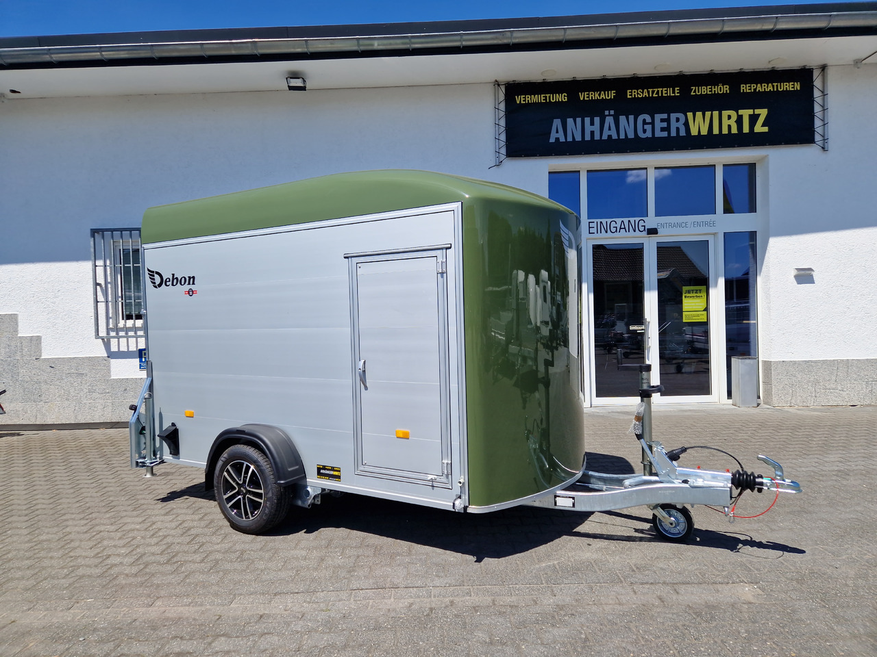 Cargo Roadster 400 312x164x184cm Alu Poly green Alufelgen Aluboden Pullman 1300kg 100km/H - Remolque de coche: foto 2 Cargo Roadster 400 312x164x184cm Alu Poly green Alufelgen Aluboden Pullman 1300kg 100km/H - Remolque de coche: foto 2