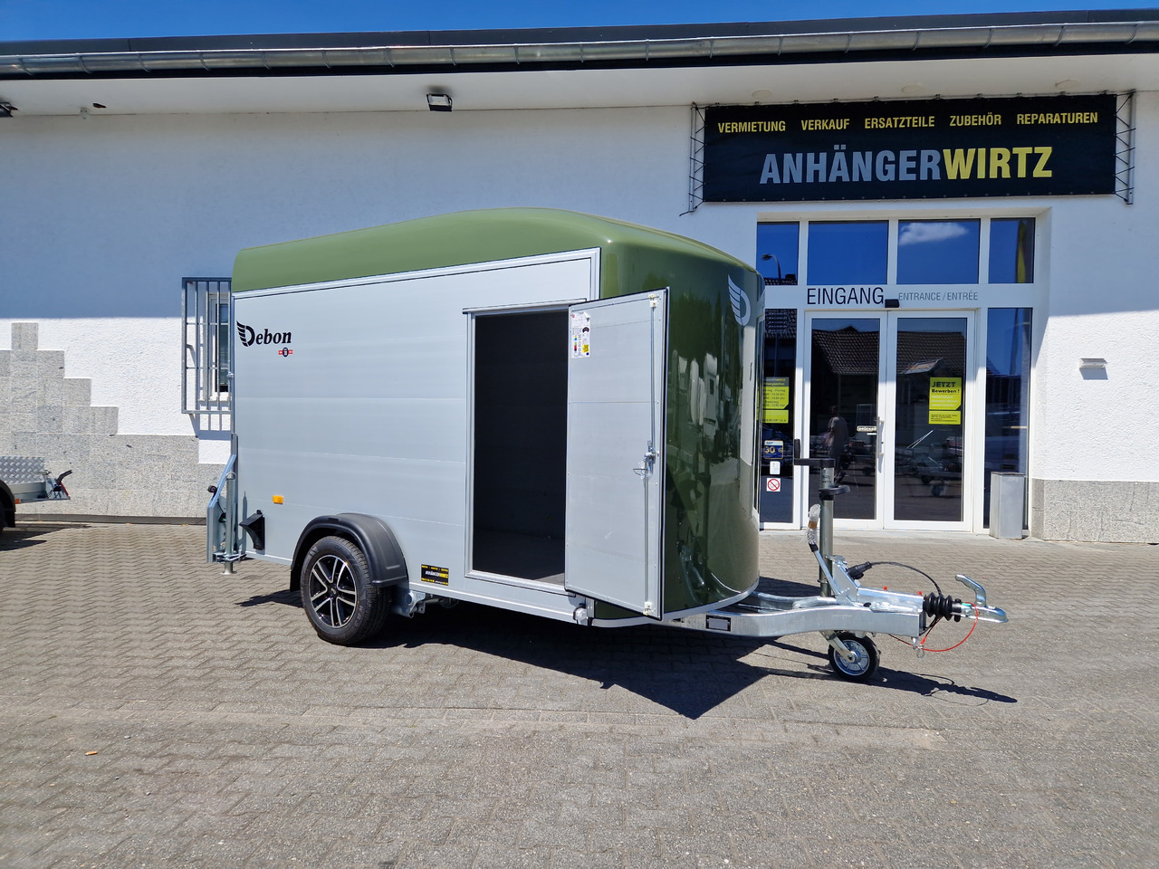 Cargo Roadster 400 312x164x184cm Alu Poly green Alufelgen Aluboden Pullman 1300kg 100km/H - Remolque de coche: foto 4 Cargo Roadster 400 312x164x184cm Alu Poly green Alufelgen Aluboden Pullman 1300kg 100km/H - Remolque de coche: foto 4