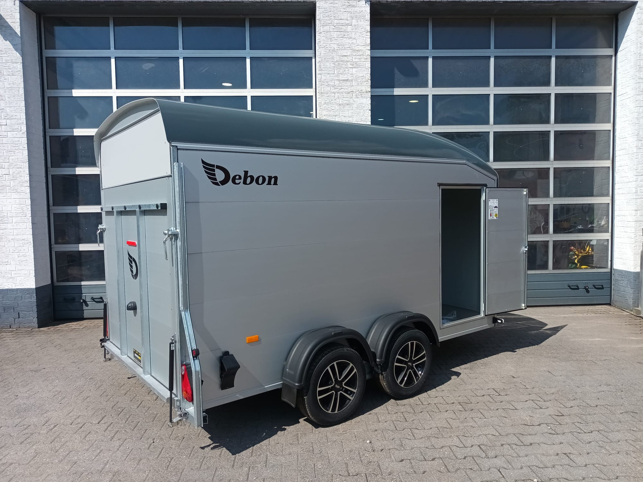 Remolque de coche Cargo Roadster 700 plus 375x180x200cm Alu Poly irongrey Leichtmetallräder 2600kg Pullman 100km/H 24: foto 12