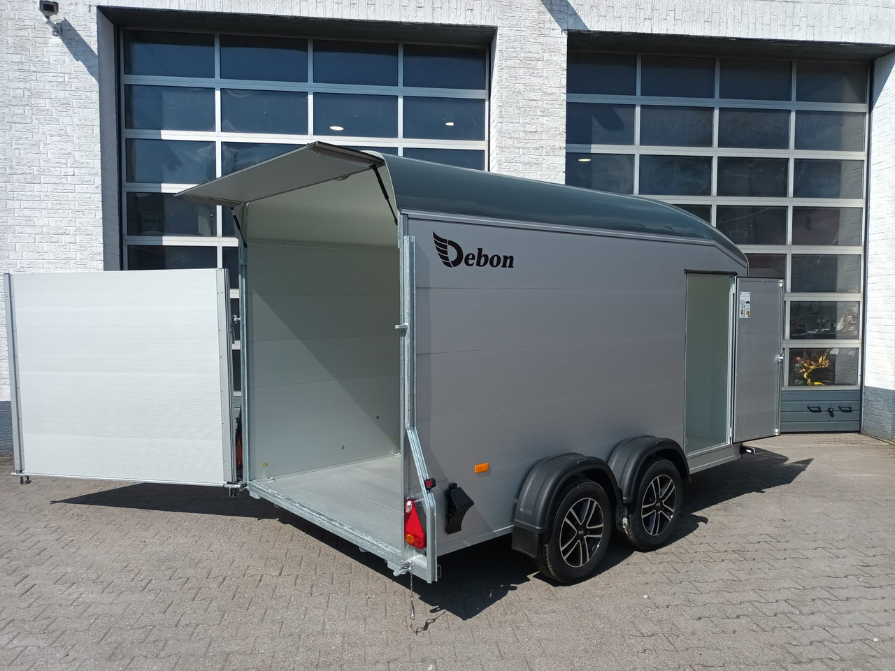Remolque de coche Cargo Roadster 700 plus 375x180x200cm Alu Poly irongrey Leichtmetallräder 2600kg Pullman 100km/H 24: foto 7