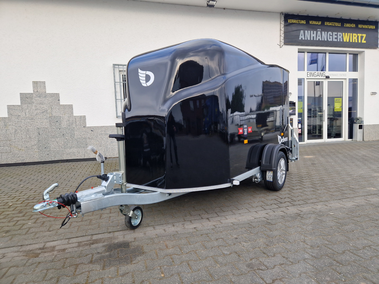 Remolque de coche Debon Cargo 1300 300x152x168cm black Seitentür Alufelgen silver Pullman II 100km/H 1300kg Modell 25: foto 22