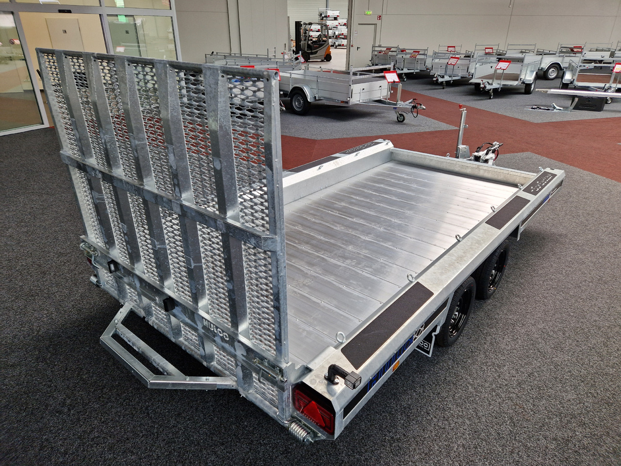 HULCO TERRAX-2 Go Getter Aluboden 394x180x27cm Ladeklamppe 150cm LED 3500kg - Remolque porta maquinaria: foto 4 HULCO TERRAX-2 Go Getter Aluboden 394x180x27cm Ladeklamppe 150cm LED 3500kg - Remolque porta maquinaria: foto 4