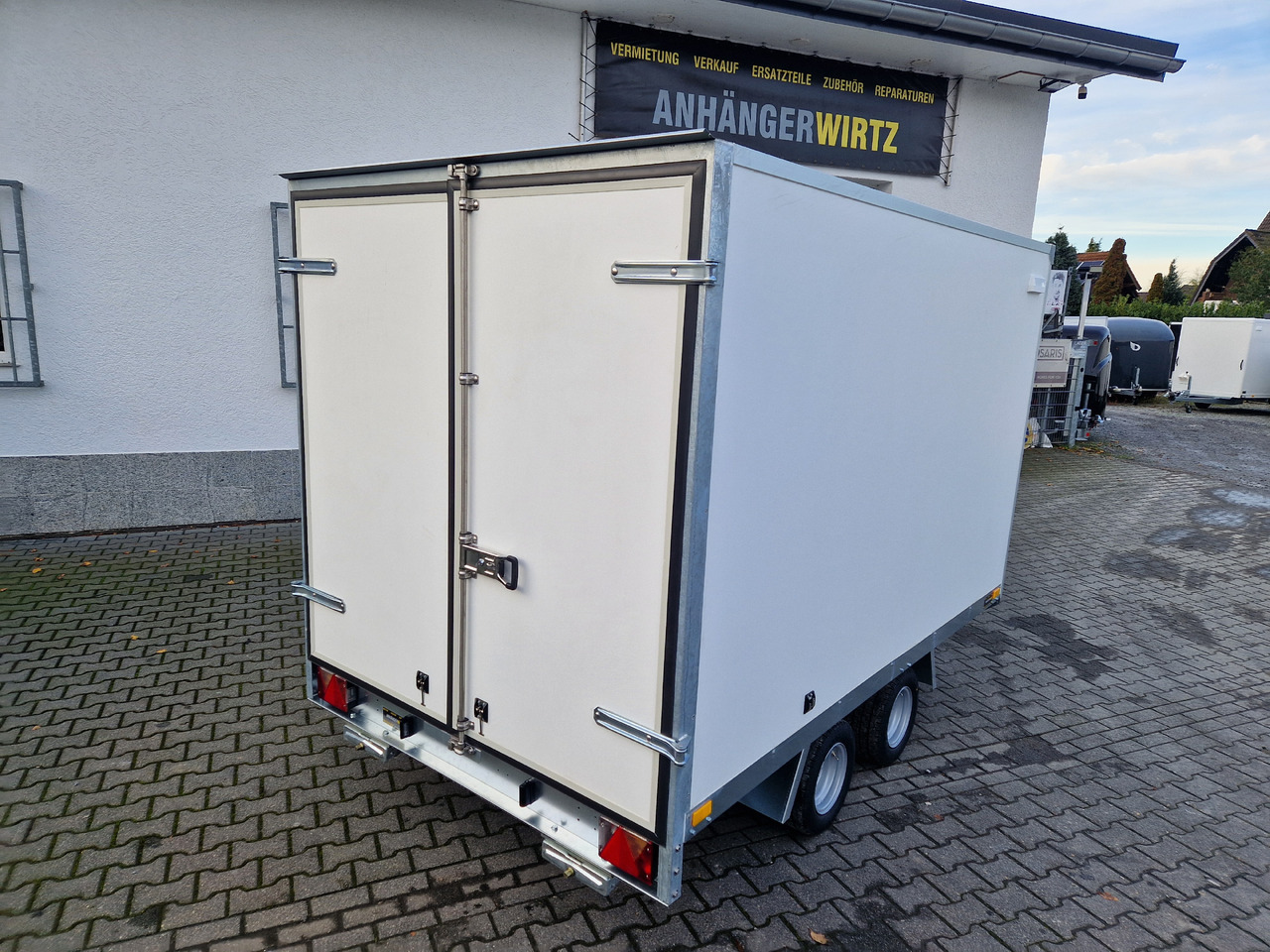 Remolque caja cerrada Kargo Koffer Hochlader FC2730HTD 305x180x180cm Stützen 10" (M) 2700kg 100km/H: foto 15