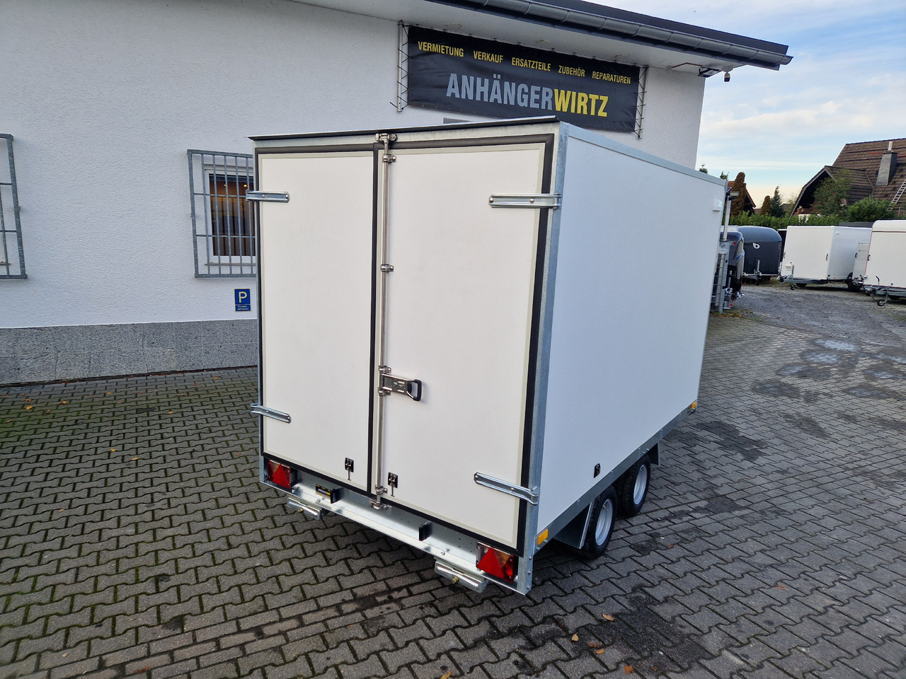 Remolque caja cerrada Kargo Koffer Hochlader FC2730HTD 305x180x180cm Stützen 10" (M) 2700kg 100km/H: foto 14